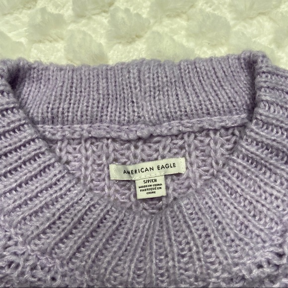 American Eagle Lavender Oversized Sweater - Small - Picture 3 of 5